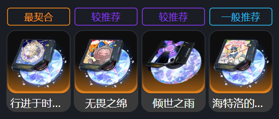 弧盘推荐序列