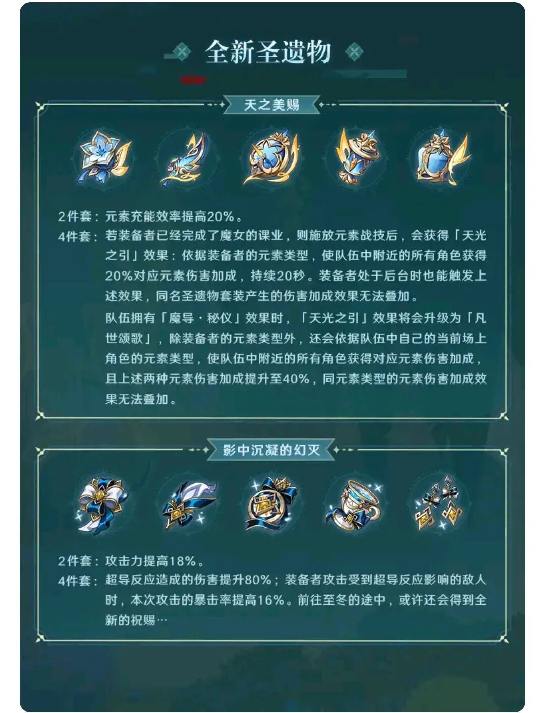 新圣遗物